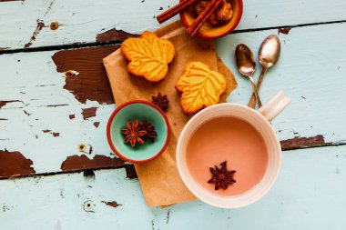 Baharatlı sıcak çikolata.