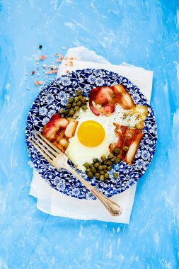 İngiliz kahvaltısı plaka