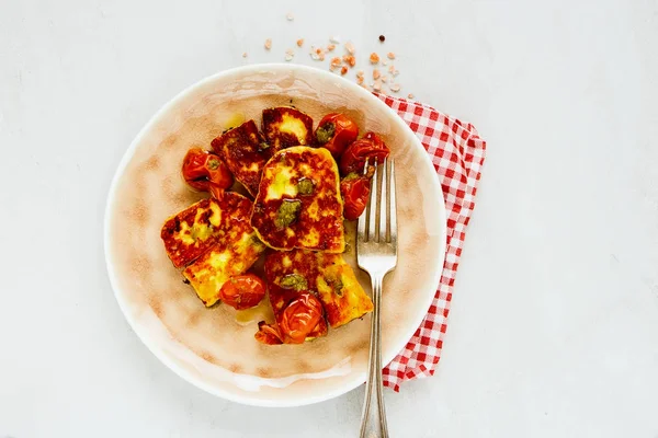 Queso frito vegetariano — Foto de Stock