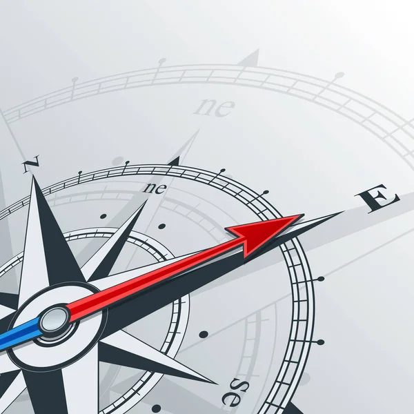 Pusula Doğu yönde ok