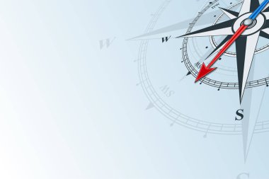 Güneybatı arka plan pusula