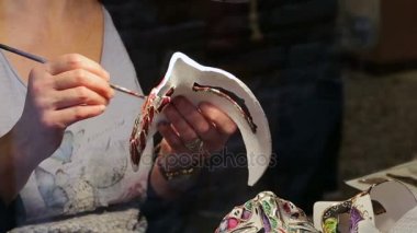Venedik Maske resim. Yakın çekim.