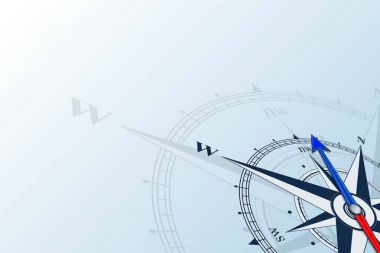 Kuzeybatı arka plan pusula