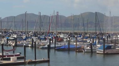 San Francisco yelken tekne liman.