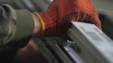 İşçi yüklemek bağlantı elemanları için plastik pencere