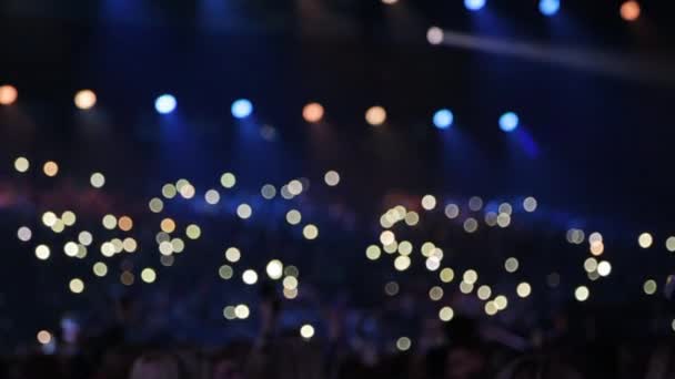 Julkonsert i hallen. — Stockvideo