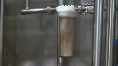 Endüstriyel filtre su arıtma için.