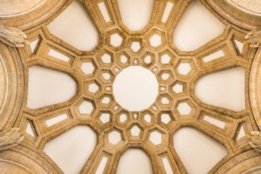 Kubbe tavan Palace, güzel sanatlar, San Francisco