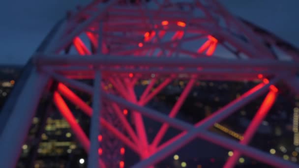 Una de las atracciones de Londres es el London Eye. . — Vídeo de stock