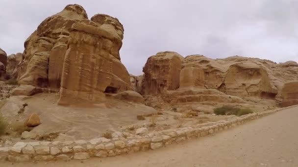 Antigua ciudad de Petra, Jordania — Vídeos de Stock