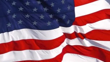 Amerikan Bayrak Dalgası. Tam kare yavaş çekim