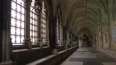 Westminster Abbey, Londra, Ua 'nın iç koridorları.