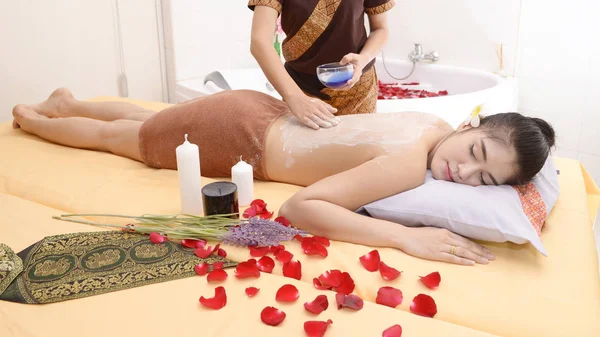 Masaj Spa Tay Masaj Spa Gevşeme Ağrı Şifa Için — Stok fotoğraf