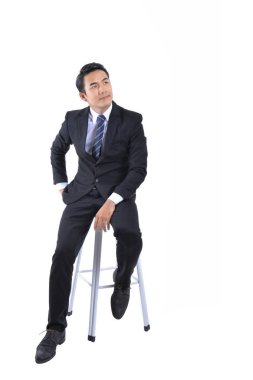 Akıllı ve kendinden emin bakmak Genç İşadamları.