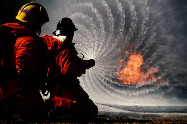 Yangın eğitimi düzenli olarak hazır olmak için Eğitim Merkezi.