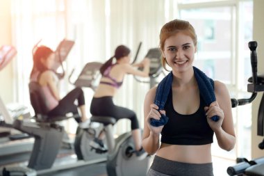 Sağlık ve güzel şekil için egzersiz, her w hayalidir