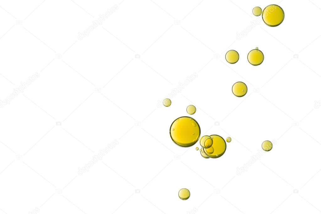 Beautiful yellow bubbles
