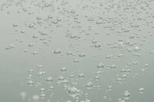 Many Air Bubbles Soars Blurred Background — Stock Photo, Image