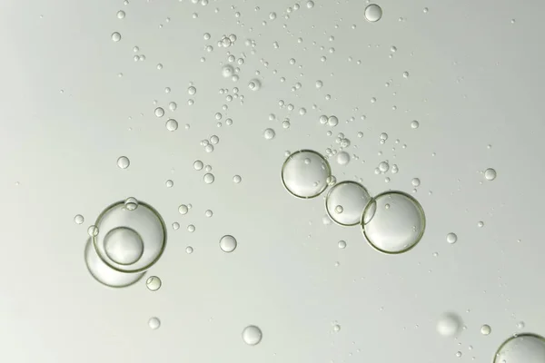 Burbujas de champán en una copa — Foto de Stock