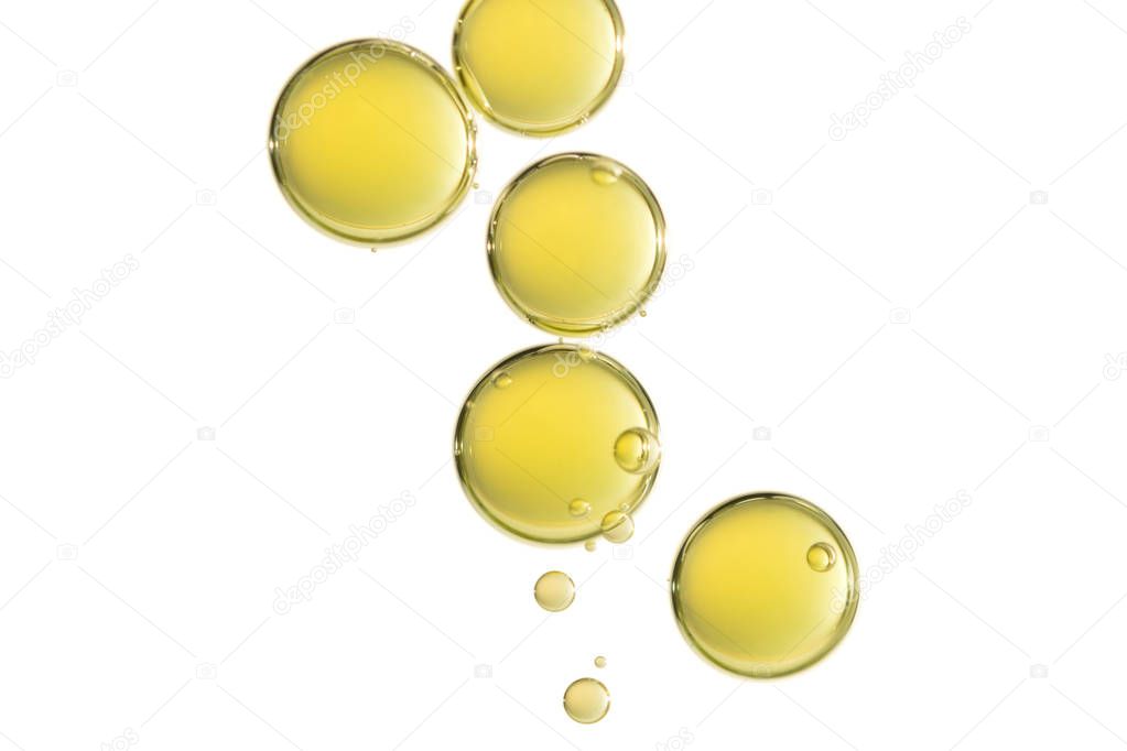 Yellow air bubbles