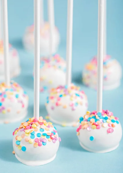 Vanilla Cake Pops — Zdjęcie stockowe