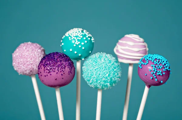 Pastel azul y púrpura Pops — Foto de Stock