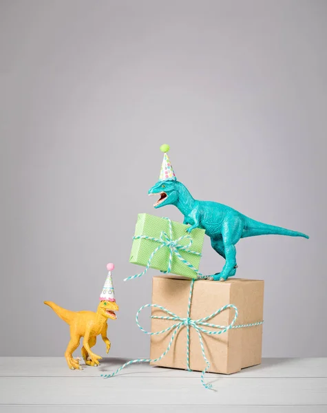Fête d'anniversaire des dinosaures — Photo