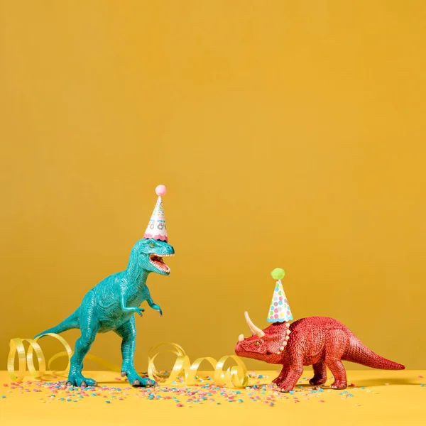Festa dei dinosauri di compleanno — Foto Stock