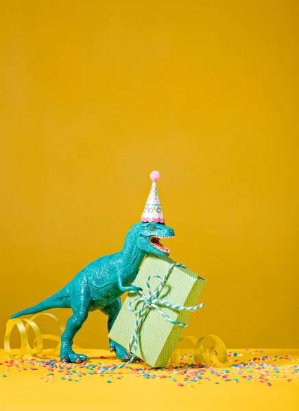 Festa di compleanno del dinosauro — Foto Stock