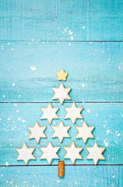 Natale cannella stella biscotti — Foto Stock