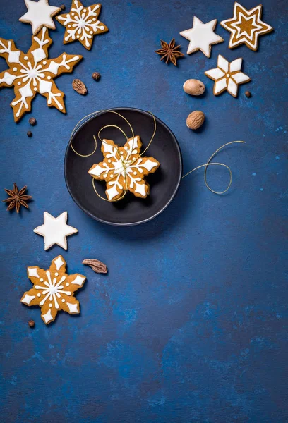 Noel Çerezler üzerinde mavi