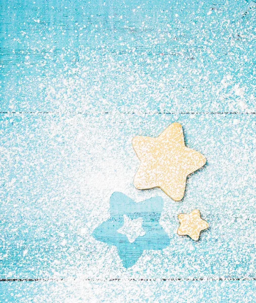 Cookies em forma de estrela — Fotografia de Stock