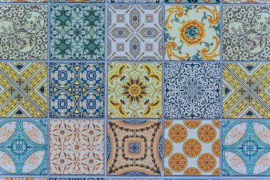 Duvar seramik desenleri Mega Tayland kamu Parkı'ndan ayarla.