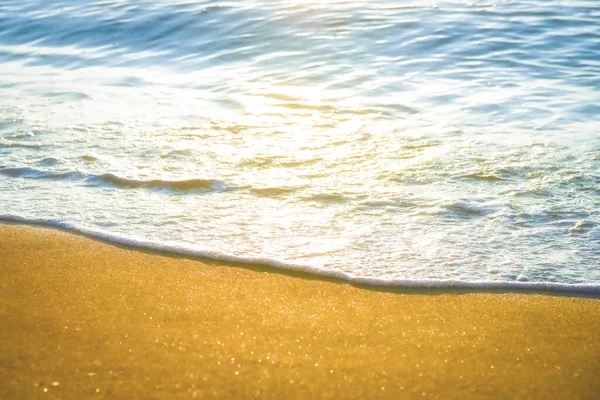 Ola Mar Playa Atardecer — Foto de Stock