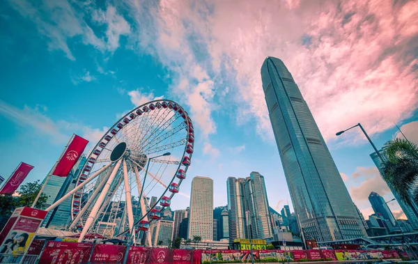 Hong Kong China July 2019 Hong Kong Observation Wheel Aia — стокове фото