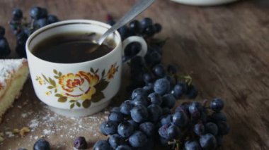 sıcak siyah yapraklı çay