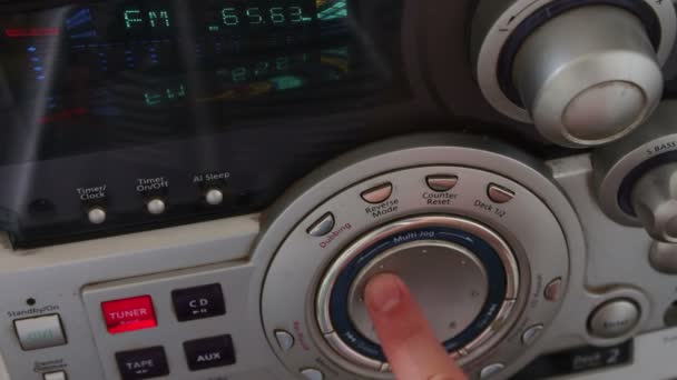 Digital radio receiver — Stockvideo