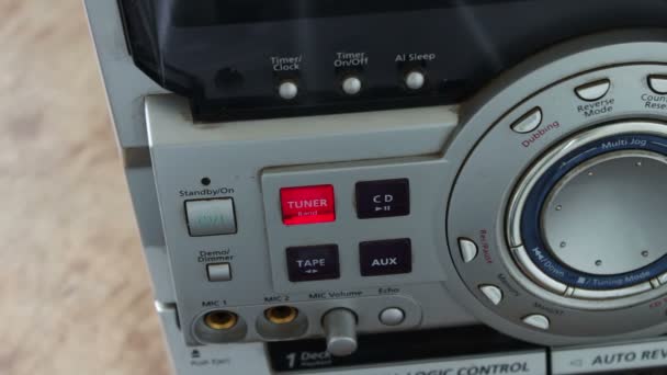 Système stéréo Hi-Fi vue de près 