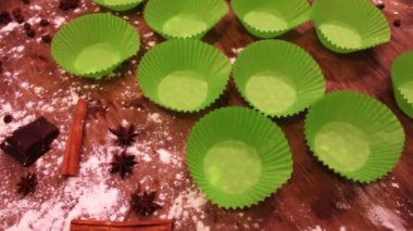 Kağıt boş formlar Muffin için