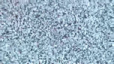 Televizyon statik gürültü siyah beyaz tam ekran