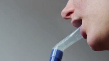 Kız nefes tıp astım Nebulizatör ile için