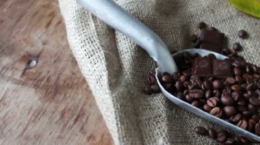 kahve ve koyu çikolata için kürek