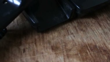Eski siyah telefon tuşları