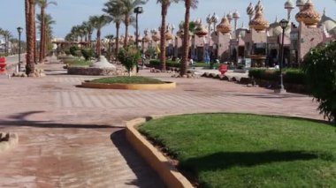 Sharm el-Sheikh, Mısır - 30 Kasım 2016: alışveriş ve eğlence kompleksi Sharm El Sheikh, Mısır