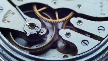 Vintage seyretmek vites hareketi makro