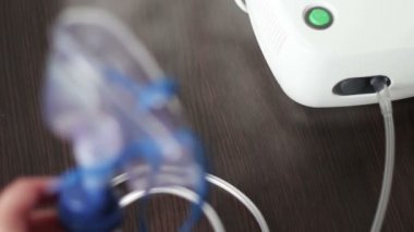 Astma maskesi buğulaması Nebulizatör için,