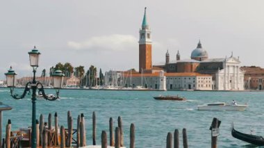 Canal Grande ve aynı adada, Venedik lagün, San Giorgio Maggiore San Giorgio Maggiore Katedrali