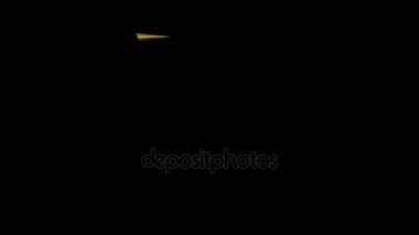 Animasyonlu alt üçüncü başlık çubuğu Ekran yayın adı plaka