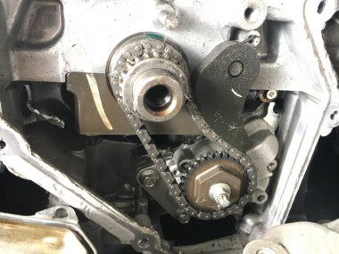 Detay dişli motor otomobil