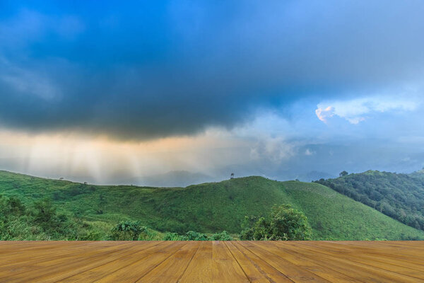 Sunset view point at Nern Chang Suek Viewpoint, Pilok, Kanchanab